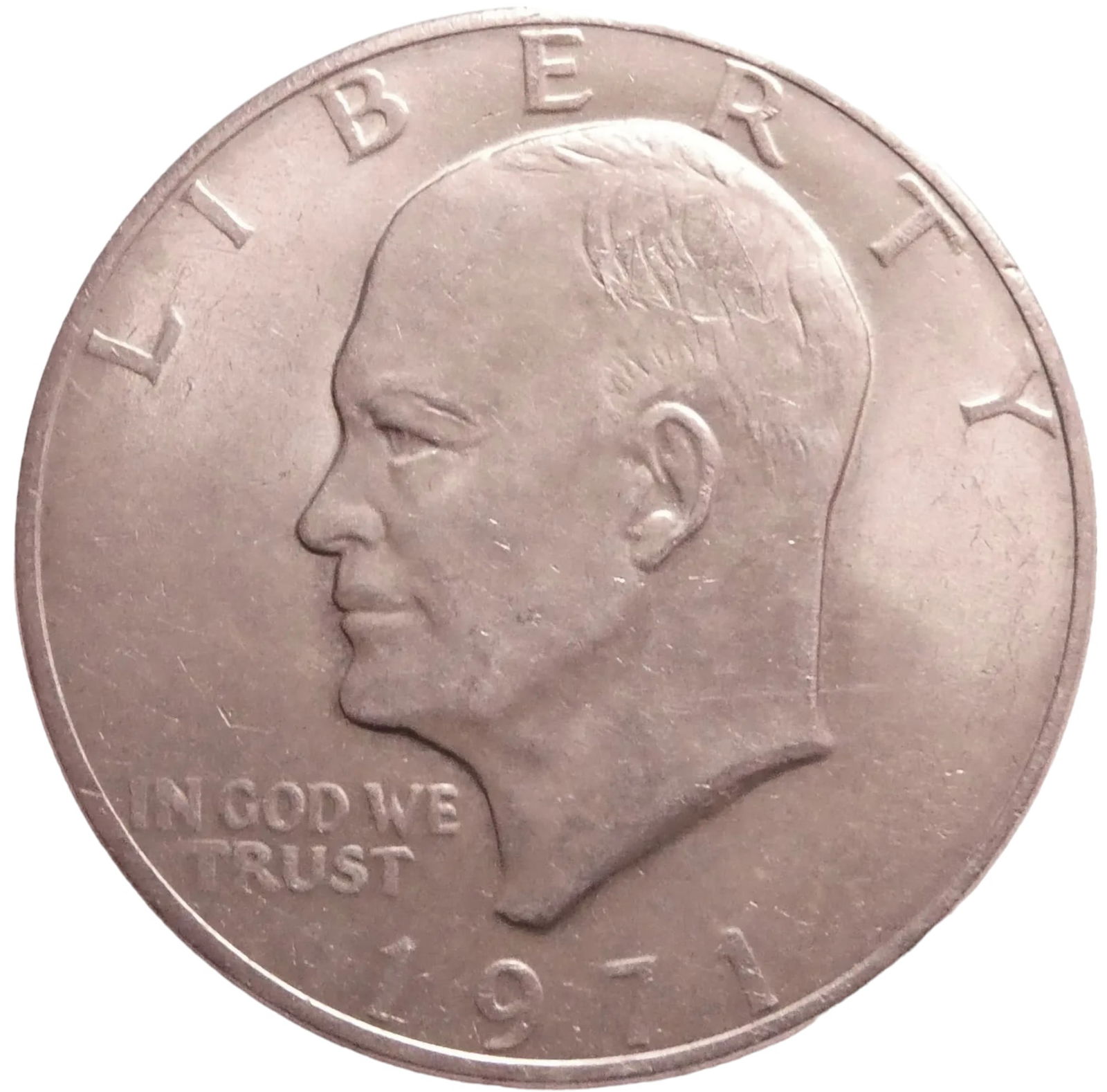 1971 Eisenhower ike Silver dollar (1 of 2)