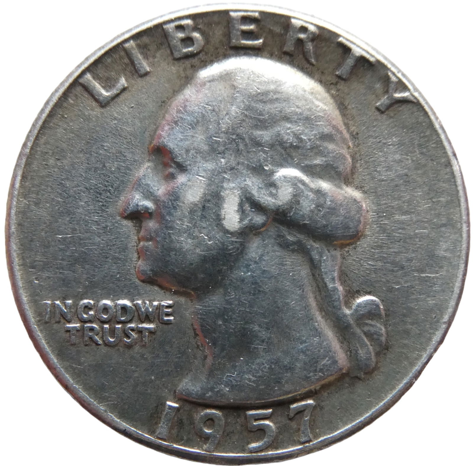 1957 Washington Silver Quarter dollar no mint mark (1 of 2)