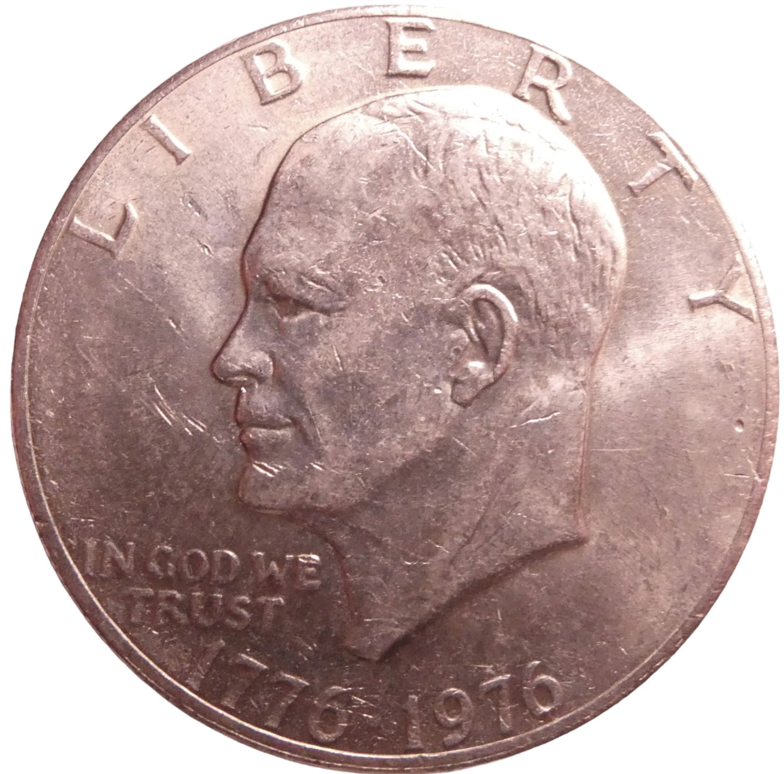 US Eisenhower 1776-1976 United States 200th Anniversary of Independence Silver dollar (1 of 2)