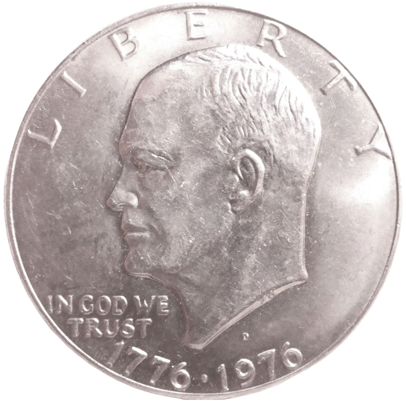 US Eisenhower 1776-1976-D United States 200th Anniversary of Independence Silver dollar (1 of 2)