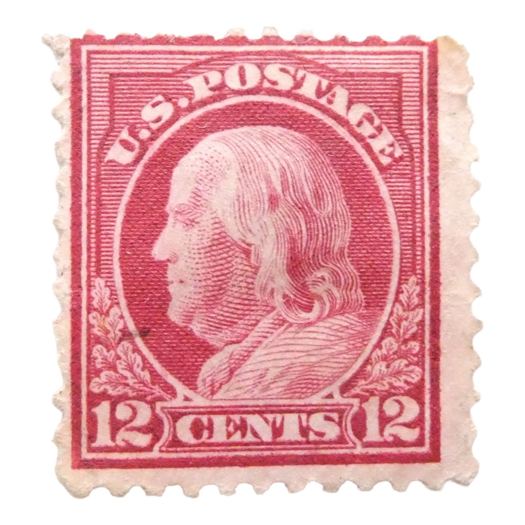 US Stamp Scott # 512: 12c 1917 Benjamin Franklin MNH (1 of 2)