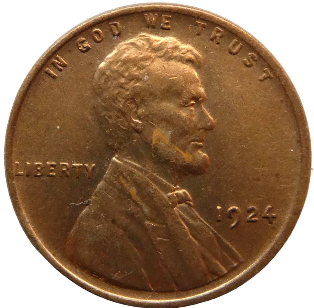 Lincoln Cent 1924 No Mint Mark (1 of 2)