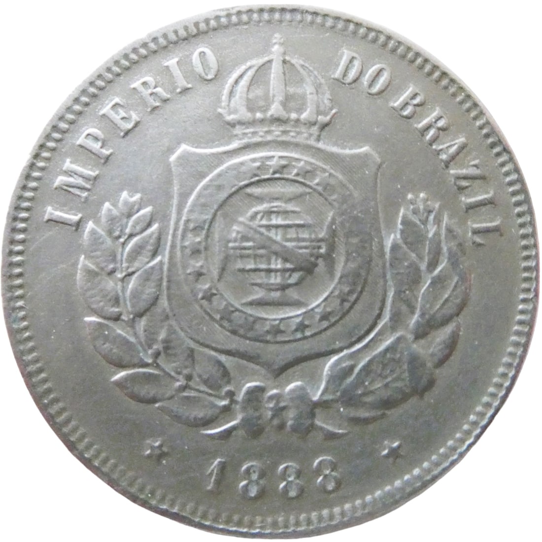 Brazil Pedro II 200 Reis 1888 (1 of 2)