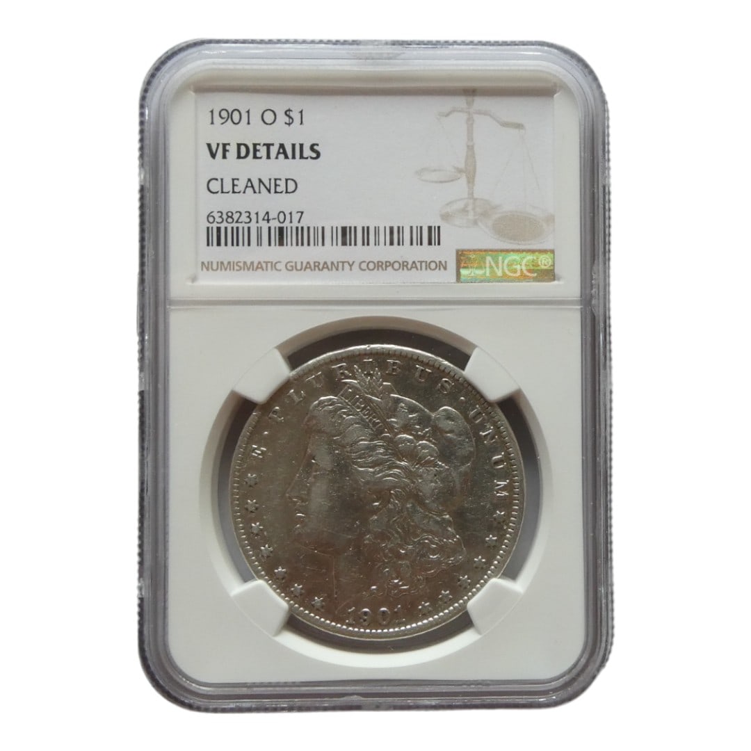 1901-O Morgan Silver Dollar $ NGC VF Details (1 of 4)