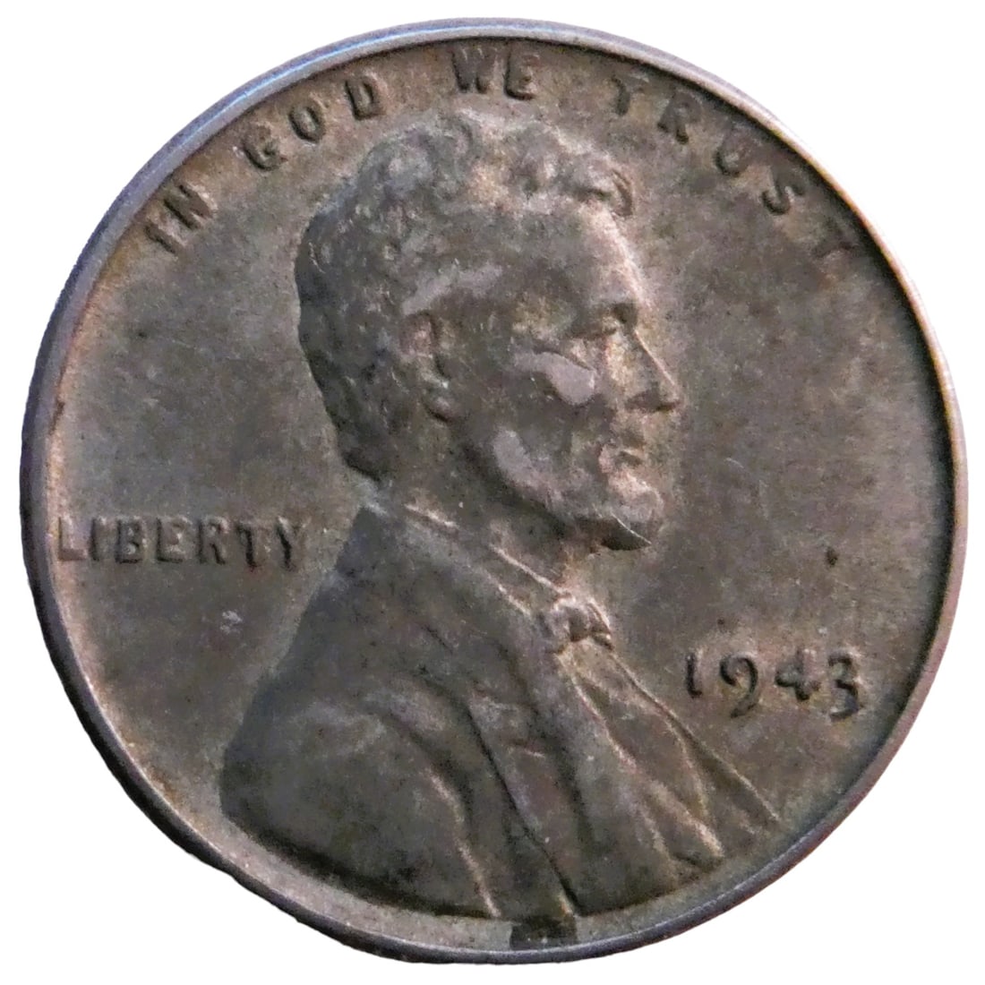 USA 1 cent, 1943 Mintmark "War cent" (1 of 2)