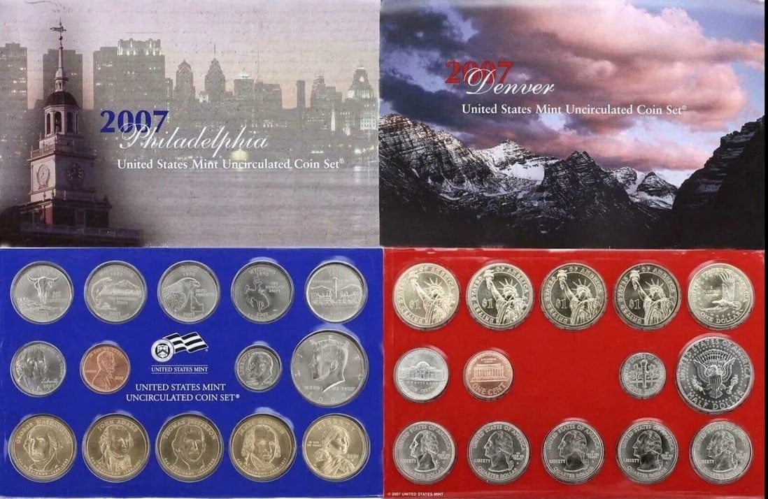 2007 United States Mint Set in Original Government Packaging 28 coins (1 of 1)