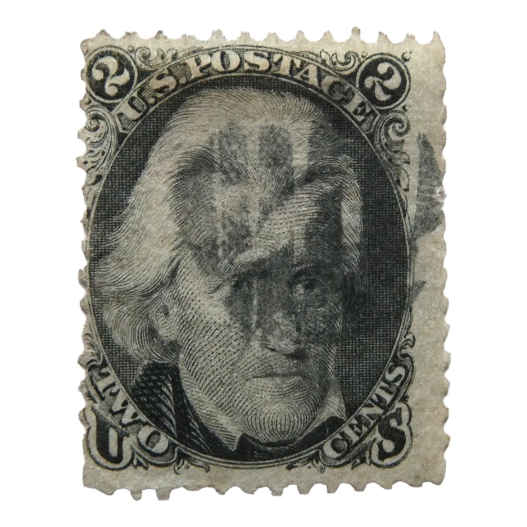 US Sc #73 Blackjack 2 Cent Jackson 1861-62 Civl War: Sc #73 Blackjack 2 Cent Jackson 1861-62 Civl War