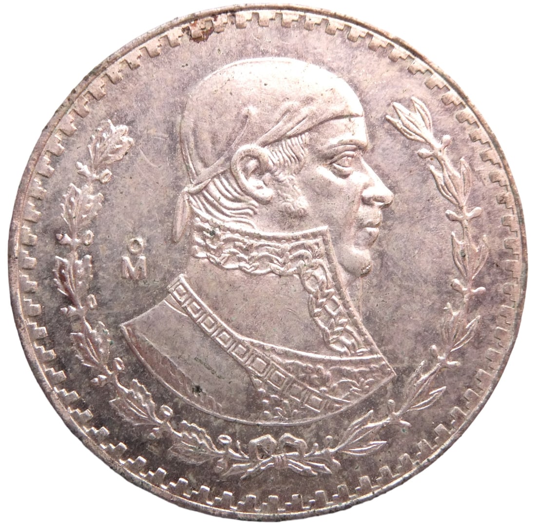 MEXICO - 1 Un Peso 1965 - Jose Morelos - Silver Coin (1 of 2)