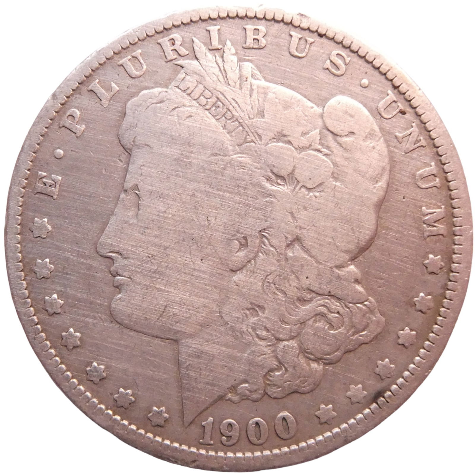 United States 1 Dollar "Morgan Dollar" 1900-O Silver coin (1 of 2)