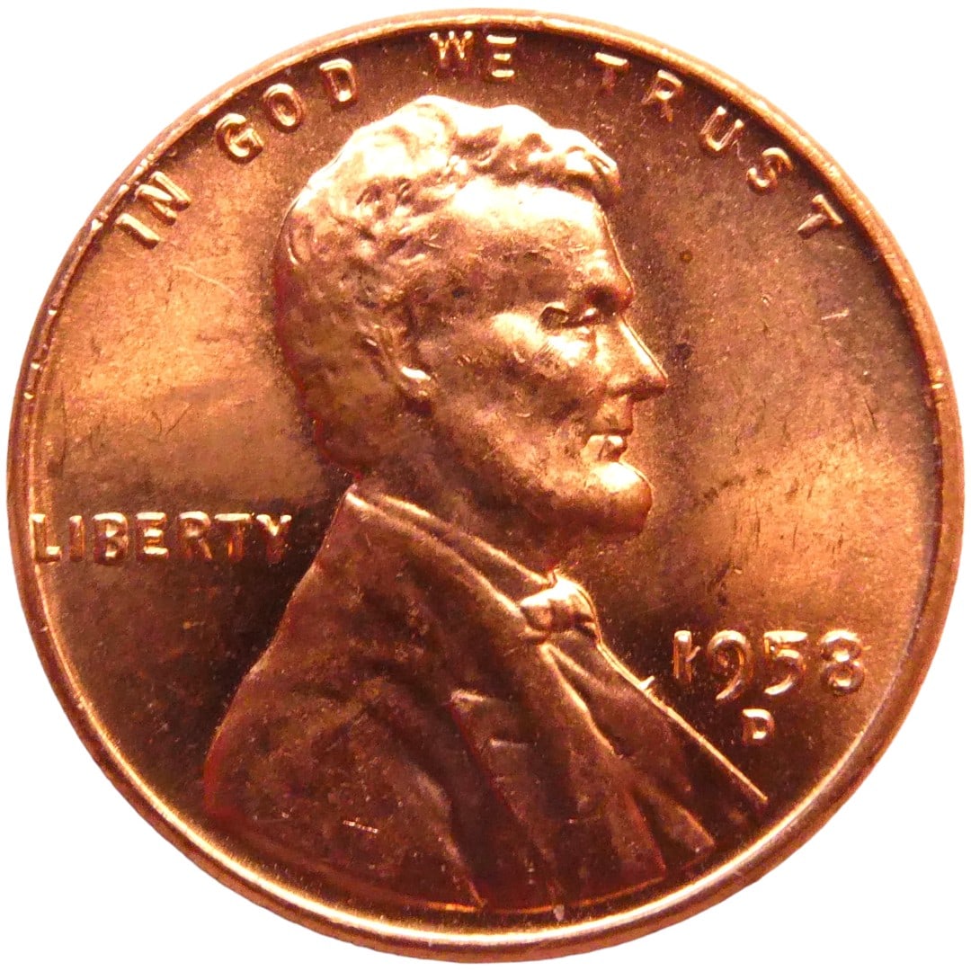 US 1958-D Lincoln Cent (Wheat Reverse) (1 of 2)