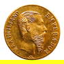 Maximiliano I de Mexico 1865 gold coin