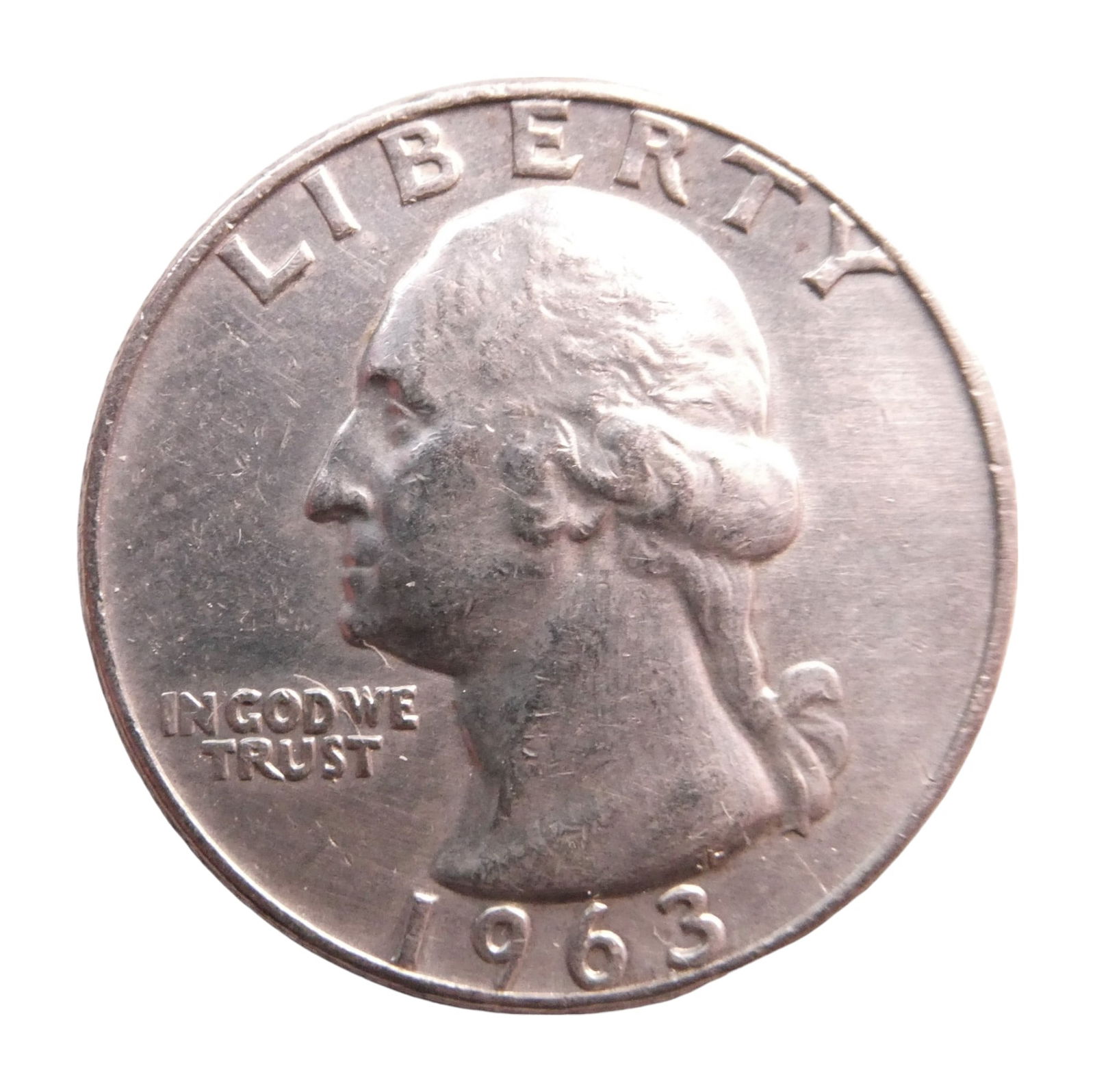 1963-D Washington Quarter, Silver, Denver Mintmark (1 of 2)