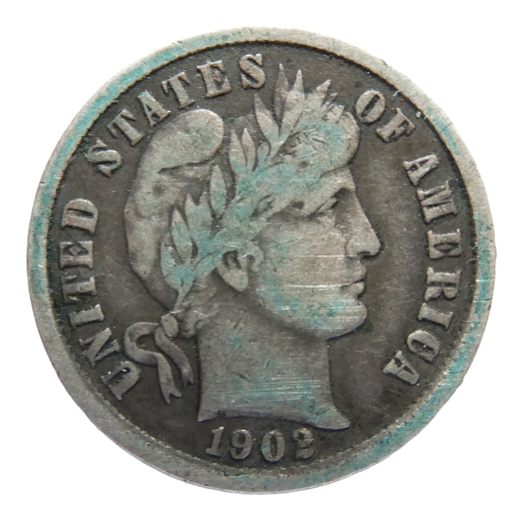 1902 Barber Dime, United States, Silver, KM# 113 (1 of 2)