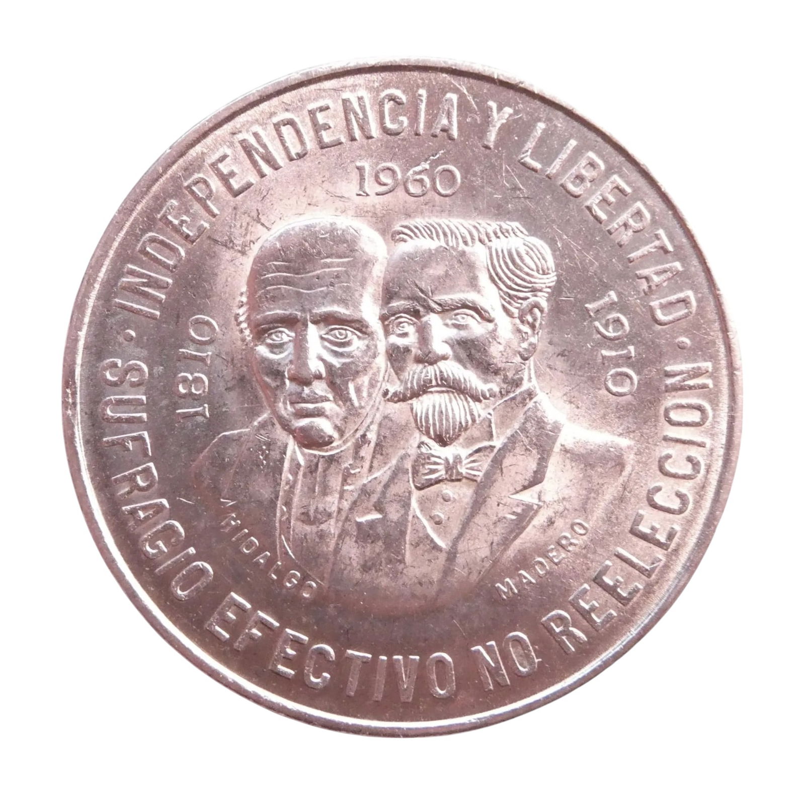 1960 Mexico 10 Pesos Silver Centennial of Independence Coin (1 of 2)