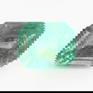 5.13 ct Natural Emerald, IGI Certified, Swat Pakistan, Emerald Cut: This IGI-certified natural emerald weighs an impressive 5.13 carats and is cut in the classic emerald shape, measuring 9.81 x 9.03 x 8.24 mm. Certified under IGI report number 579354909, issued on May