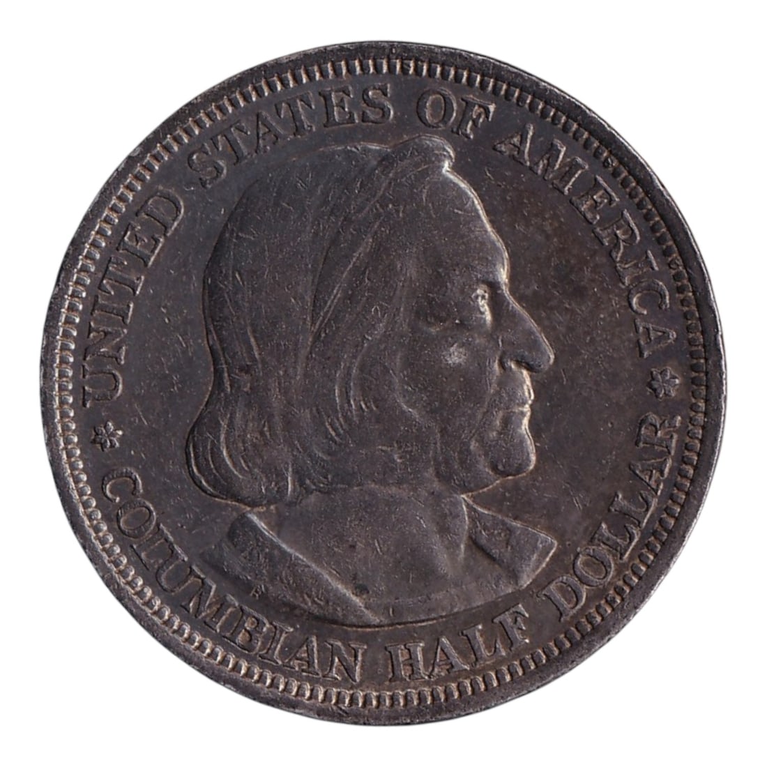 1893 USA Columbian Exposition Half Dollar Scott KM#117 Silver Coin (1 of 2)