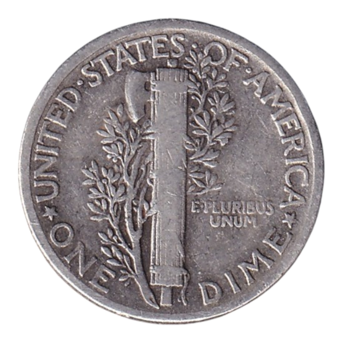 1942 United States Mercury Dime Silver Coin KM#140 (1 of 2)