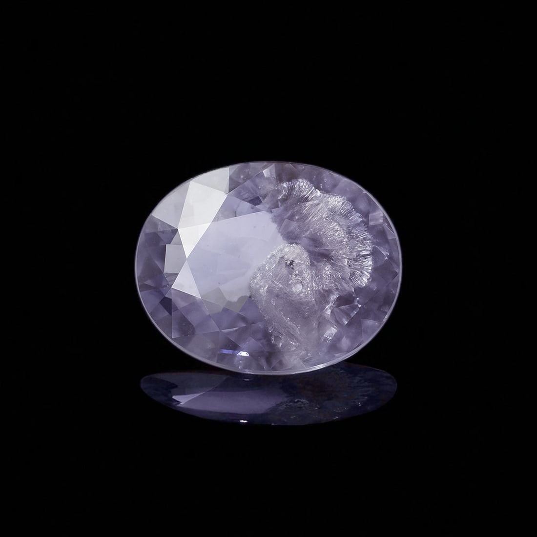 ALGT Light Bluish Purple Sapphire, Oval Cut, Afghanistan Origin (1 of 6)