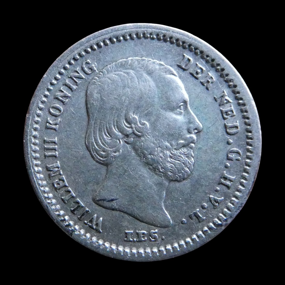 Netherlands 1850 Silver 5 Cents, Willem III, Utrecht Mint (1 of 2)