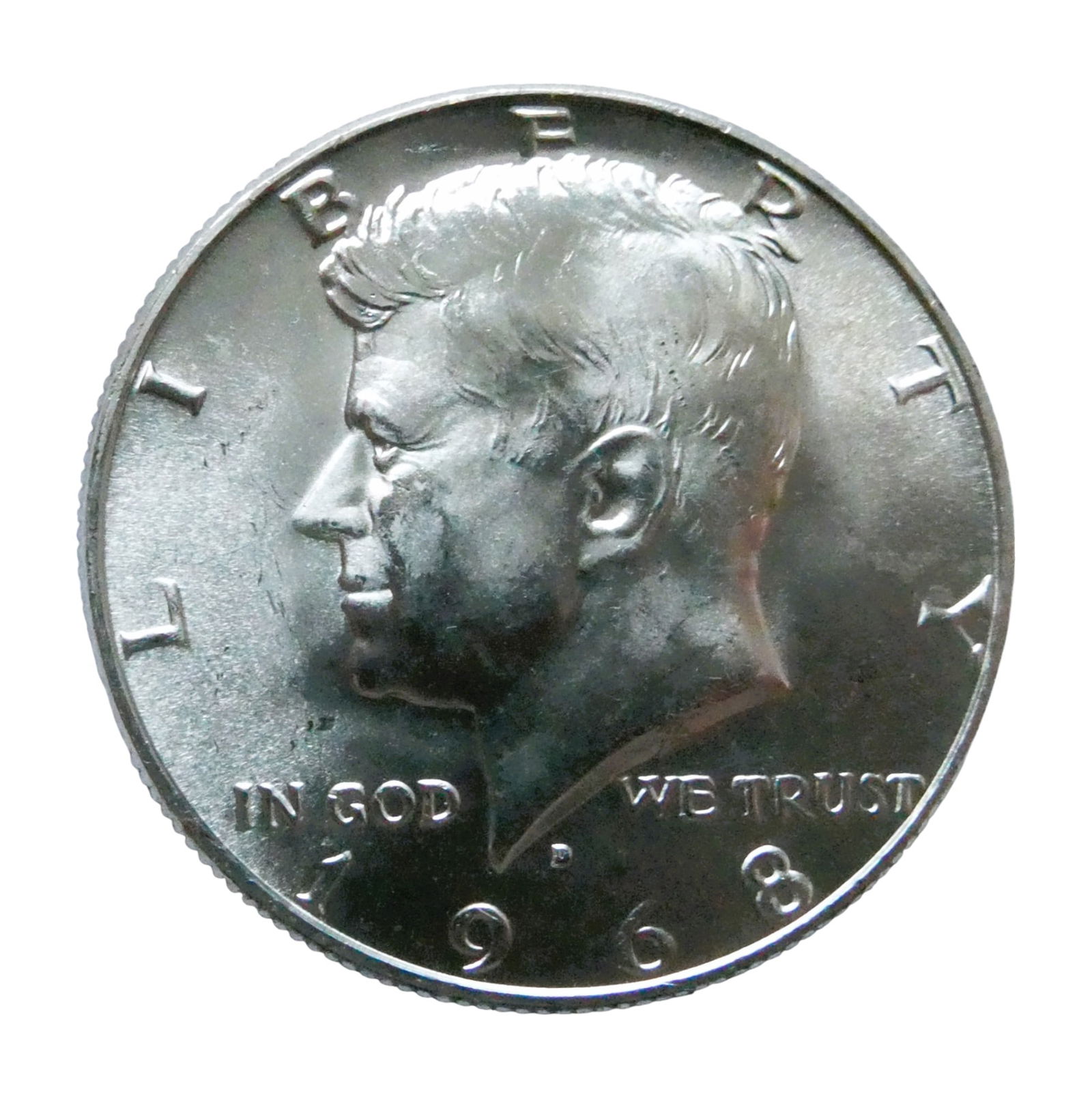 1968-D US Kennedy Half Dollar, 40% Silver Proof, Denver Mint (1 of 2)