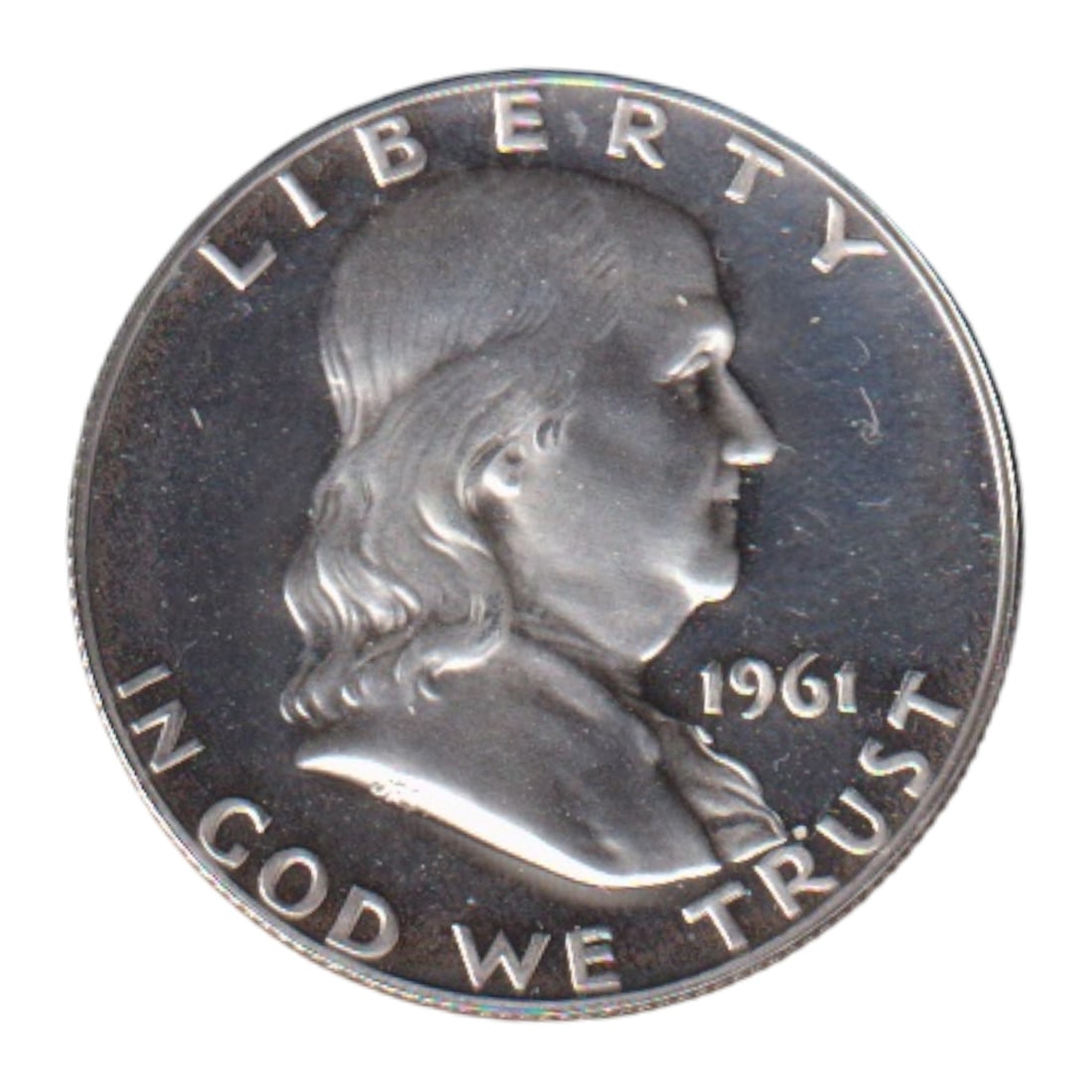 United States 1961 Franklin Half Dollar Silver Coin – KM#199 PROFF (1 of 2)