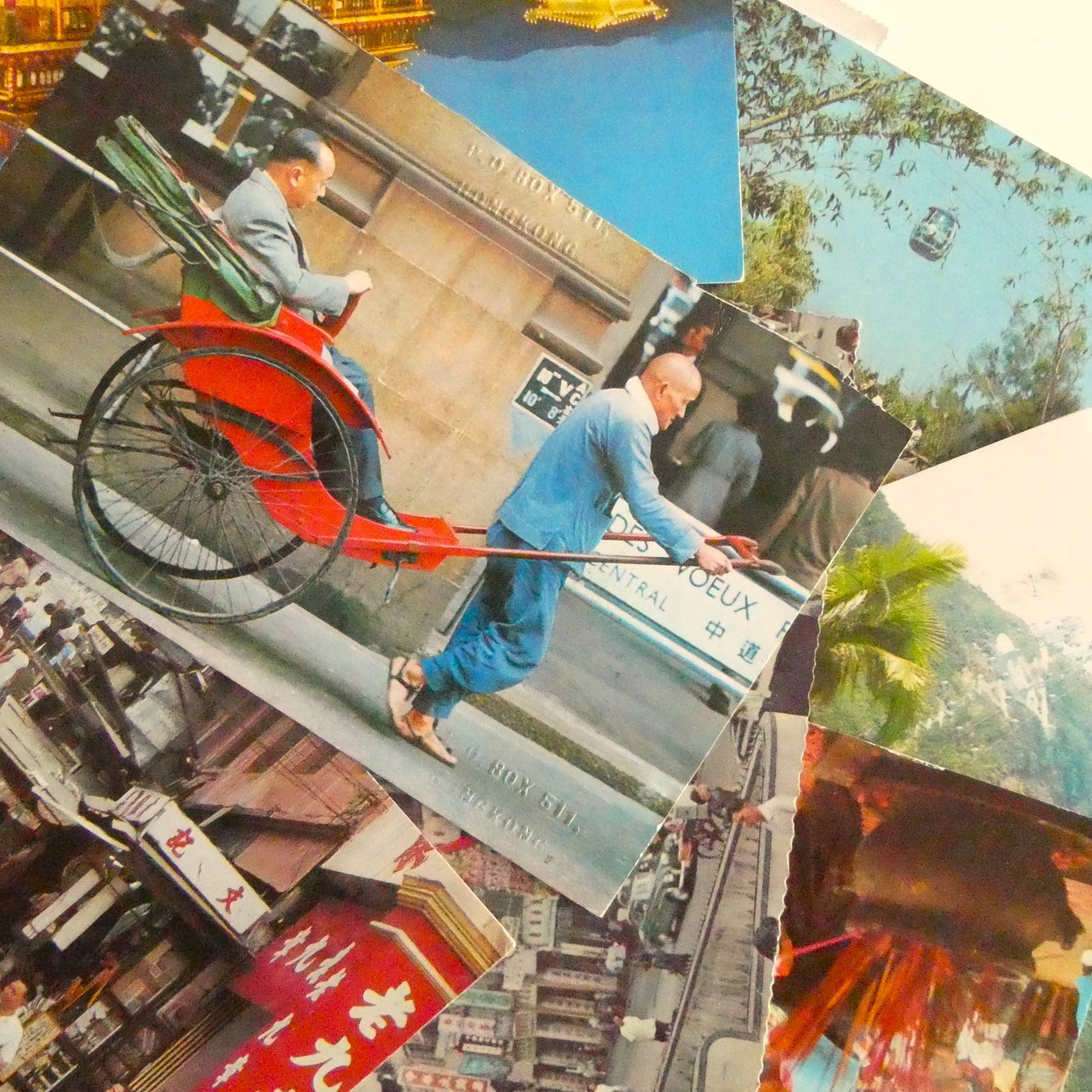 British Colonies Hong Kong Picture Postcards 1970s Street Scenes and Daily Life 11 Items (1 of 8)