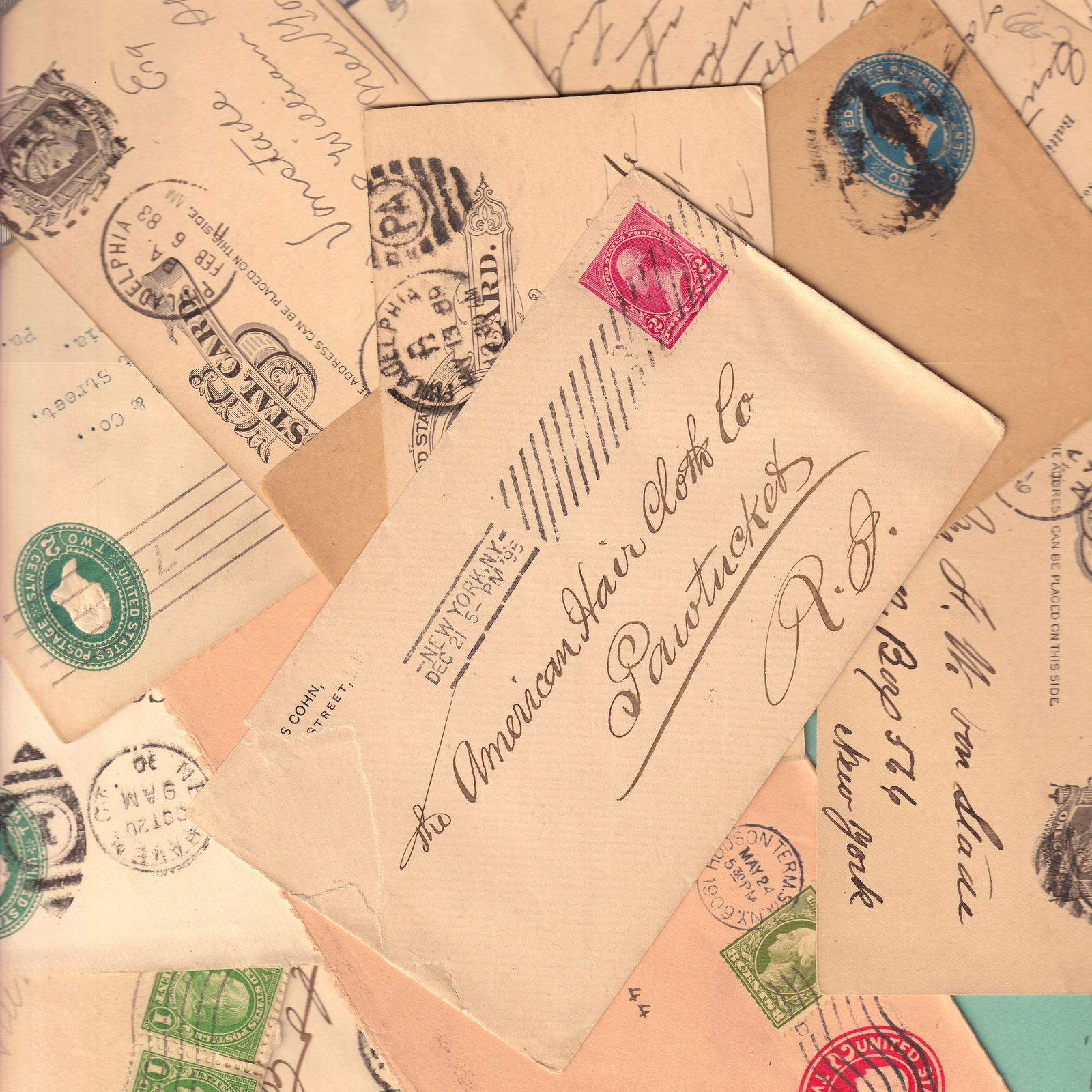 United States 1800s Early 1900s Postal History Group 30 Items Scott: This lot consists of thirty original United States postal history items dating from the nineteenth century through the early twentieth century, comprising a varied and representative group of mailed e