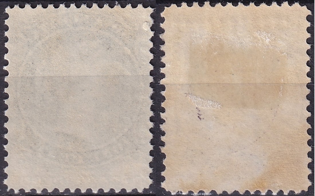 Nova Scotia 1860–1863 Queen Victoria 1¢ Black & 2¢ Lilac (MH) Scott CA-NS 8-9a - 2