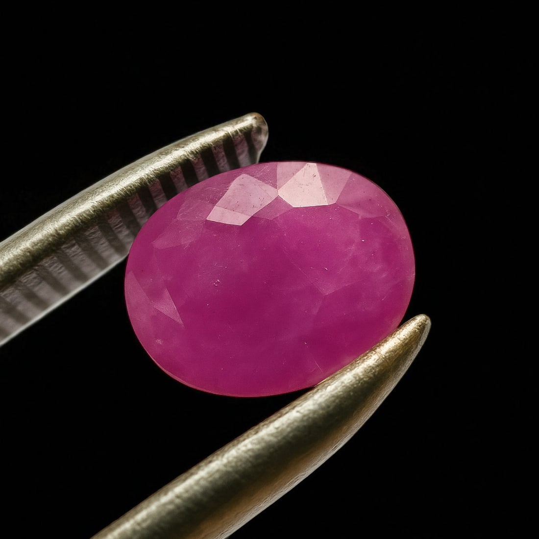 Certified 0.79 ct Natural Ruby, Intense Purplish Red, ALGT Antwerp 2023 (1 of 6)