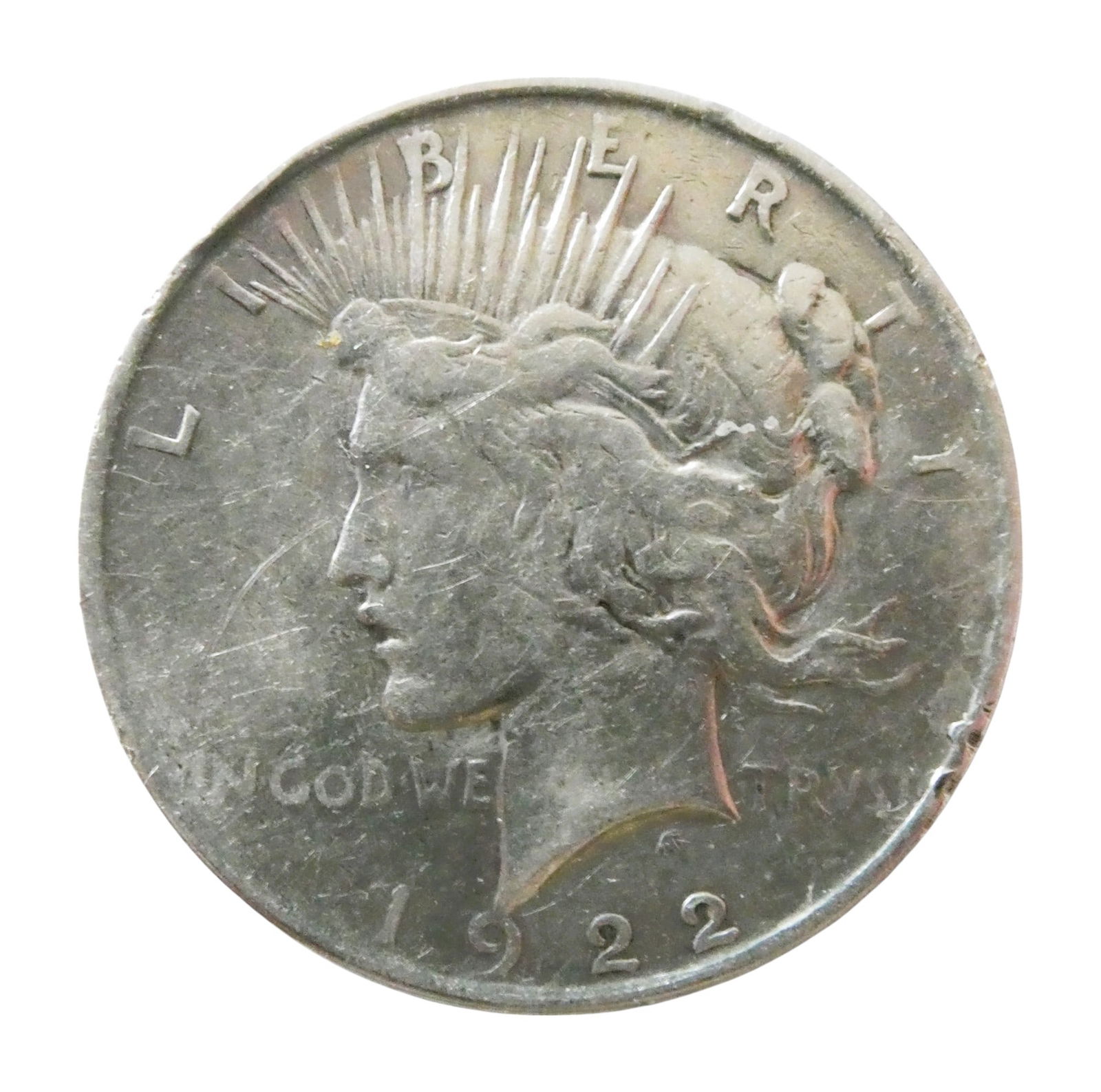 1922 United States Peace Dollar Silver Coin (1 of 2)