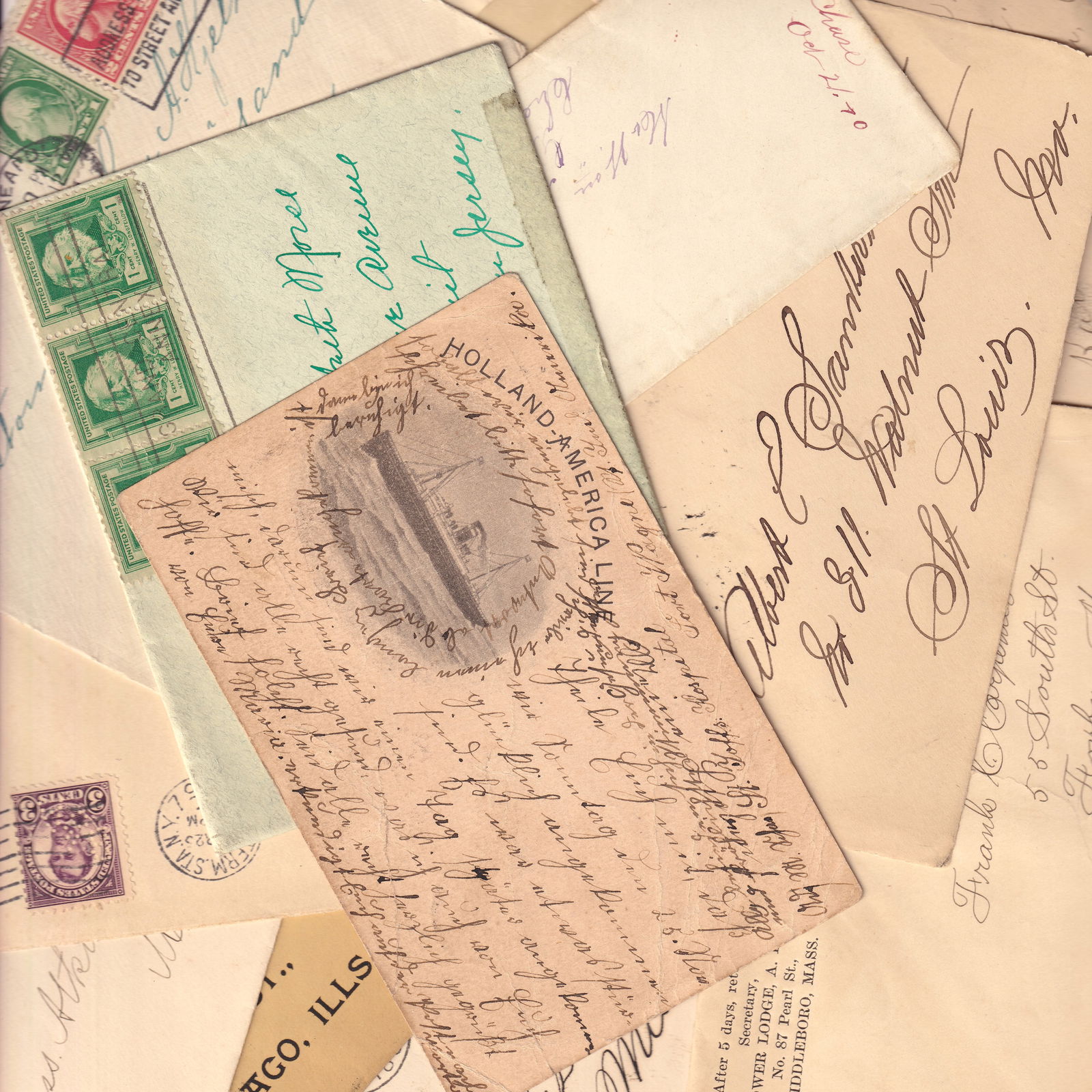 United States 1800s Early 1900s Postal History Group 30 Items Scott (1 of 5)