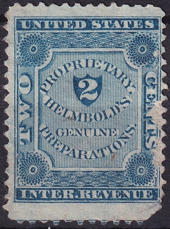 United States 1877 RS110c A L Helmbold 2c Private Die Medicine (1 of 2)