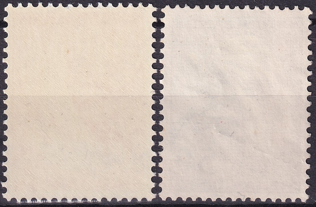 1954 Netherlands New Guinea Birds-of-Paradise Set (Scott 22–23) - 2