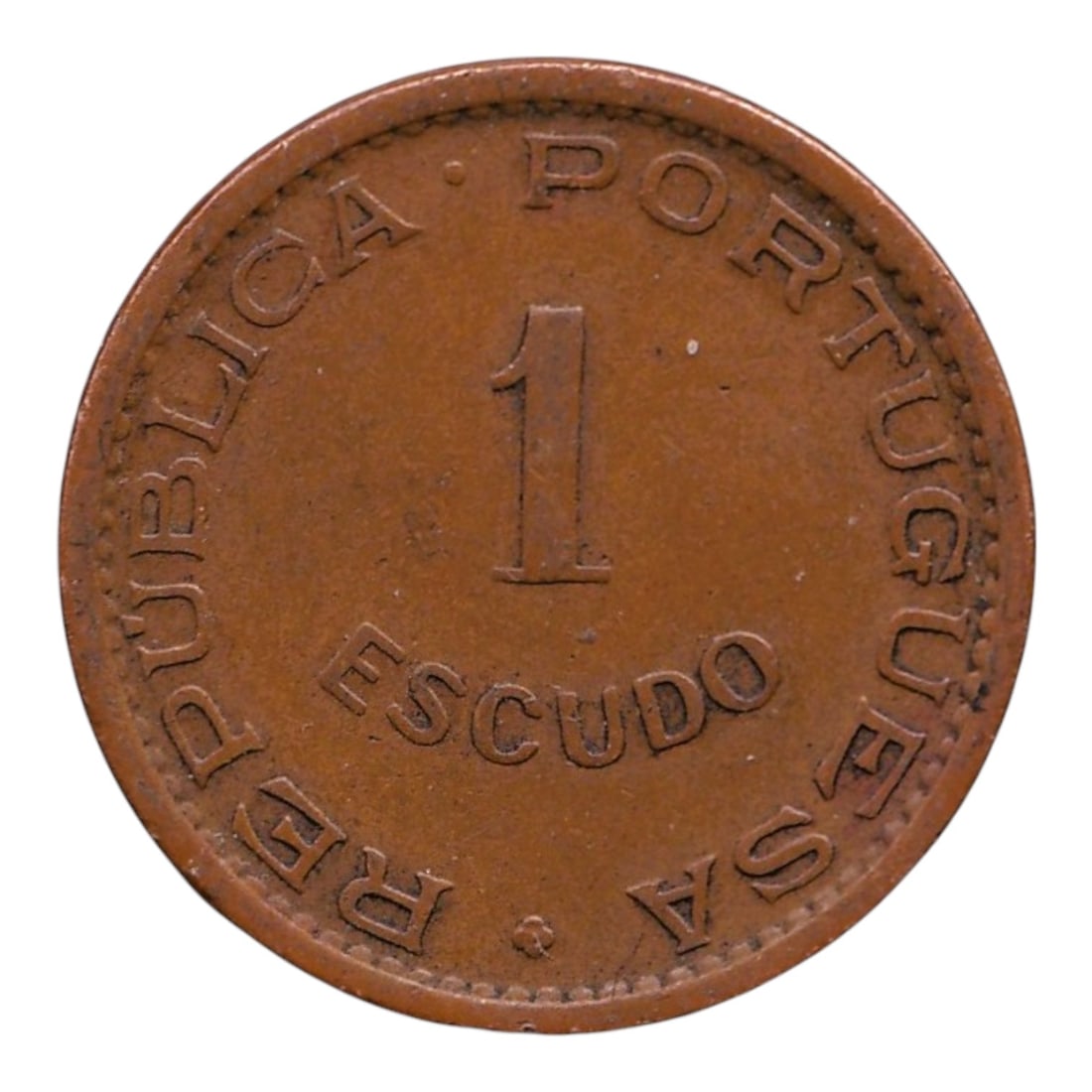 Portuguese Mozambique 1962 Bronze 1 Escudo, KM# 82, Portuguese Colonial Issue - 2