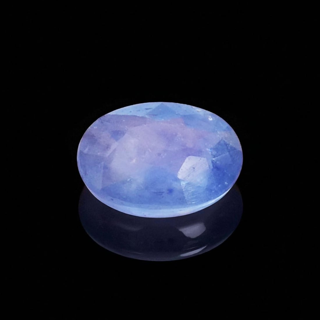 Natural Light Blue Sapphire Oval Mixed Cut 0.64 Carat ALGT Report 41261750 (1 of 9)