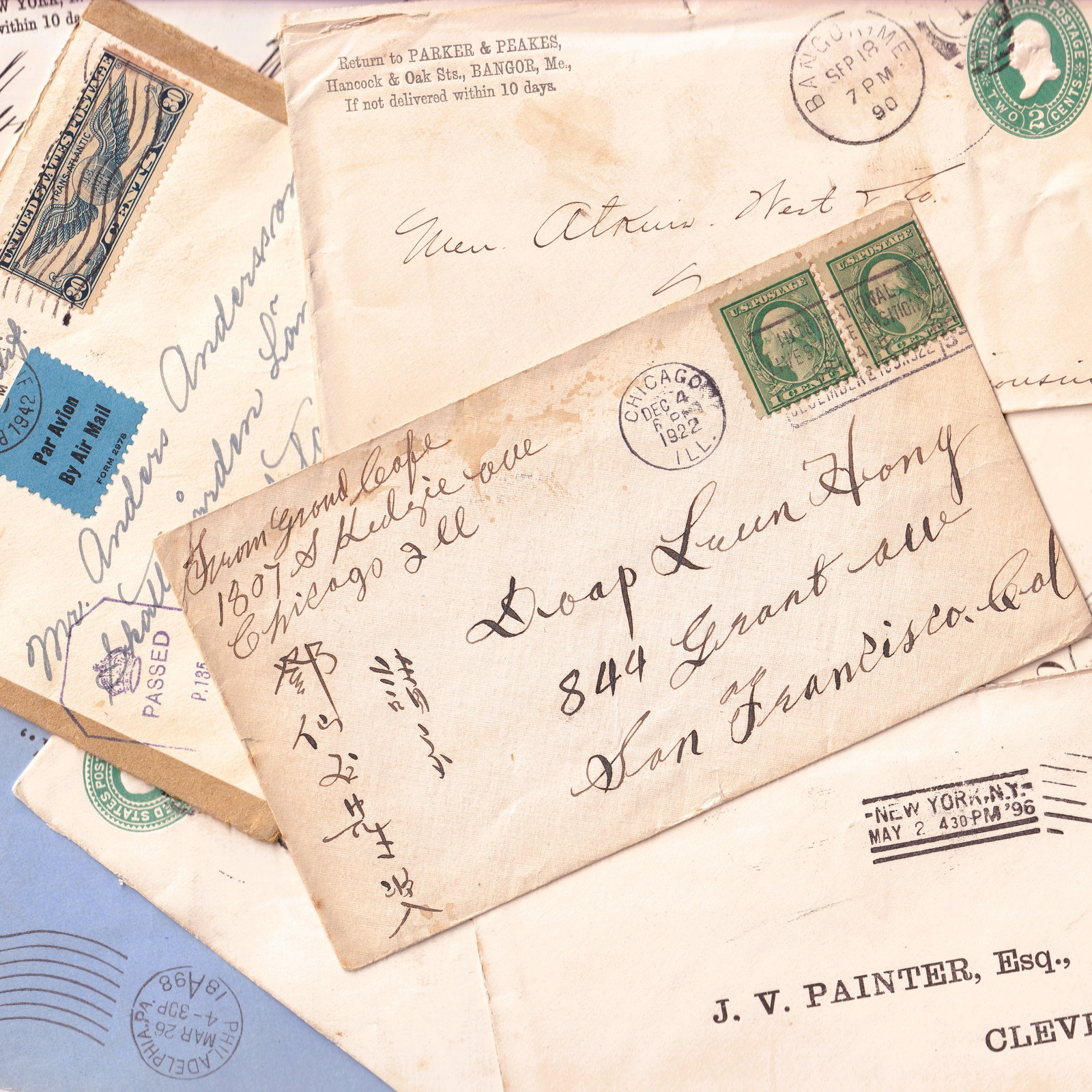 United States 1800s Early 1900s Postal History Group 30 Items (1 of 5)