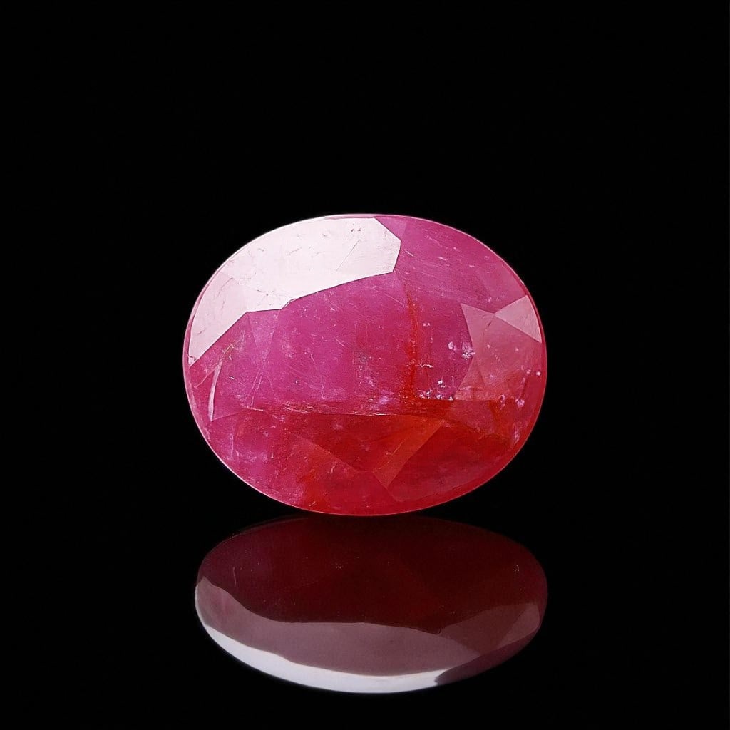 Natural 3.62 ct Purplish Pink Sapphire, Oval Mixed Cut, Untreated – ALGT Certified: A rare and visually captivating example of natural corundum, this 3.62 carat Purplish Pink Sapphire exhibits a rich and intense coloration with vivid orangy undertones resulting from natural orange in