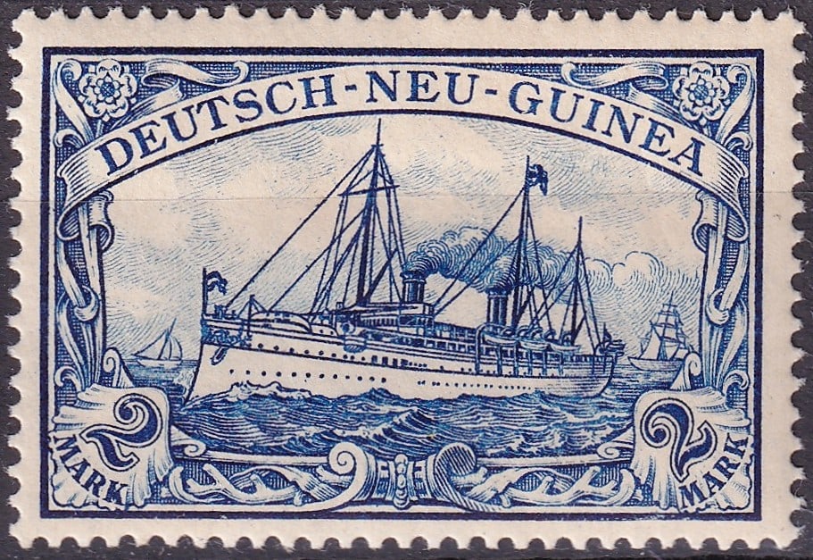1901 German New Guinea Yacht 2 Mark Scott 17 Mint (1 of 2)
