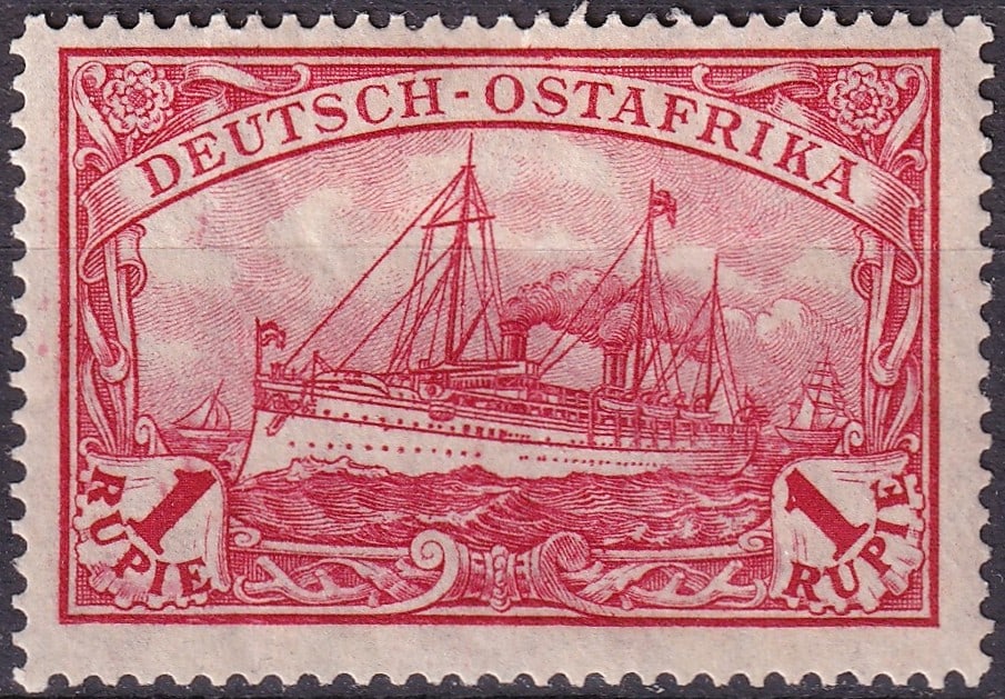 1901 German East Africa Yacht 1 Rupie Scott 23 Mint (1 of 2)