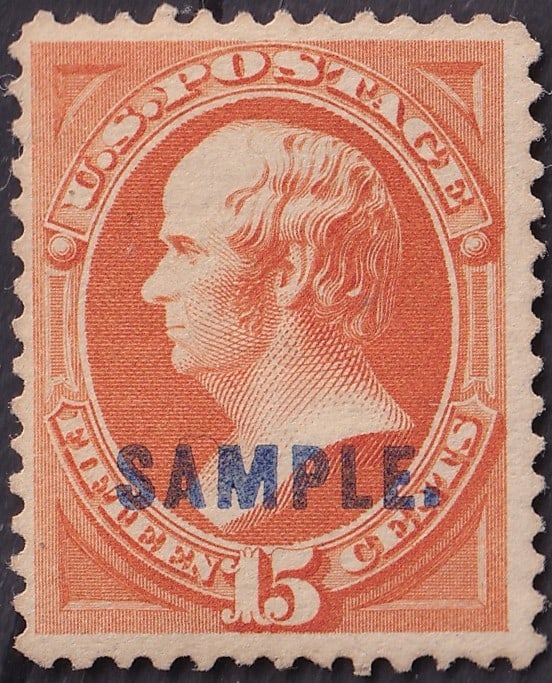 1879 USA 15c Henry Clay Scott 189 SPECIMEN SAMPLE MNH (1 of 2)