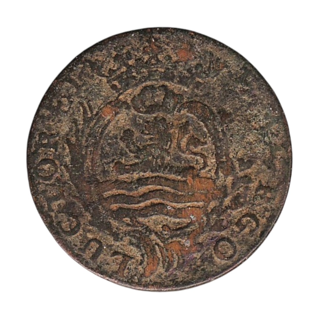 1778 Zeeland N#8574 Dutch Republic 1 Duit Colonial Trade Coin: This original 1778 copper Duit from the Province of Zeeland is a classic late eighteenth-century trade coin of the Dutch Republic, struck during the height of Dutch maritime commerce and colonial expa