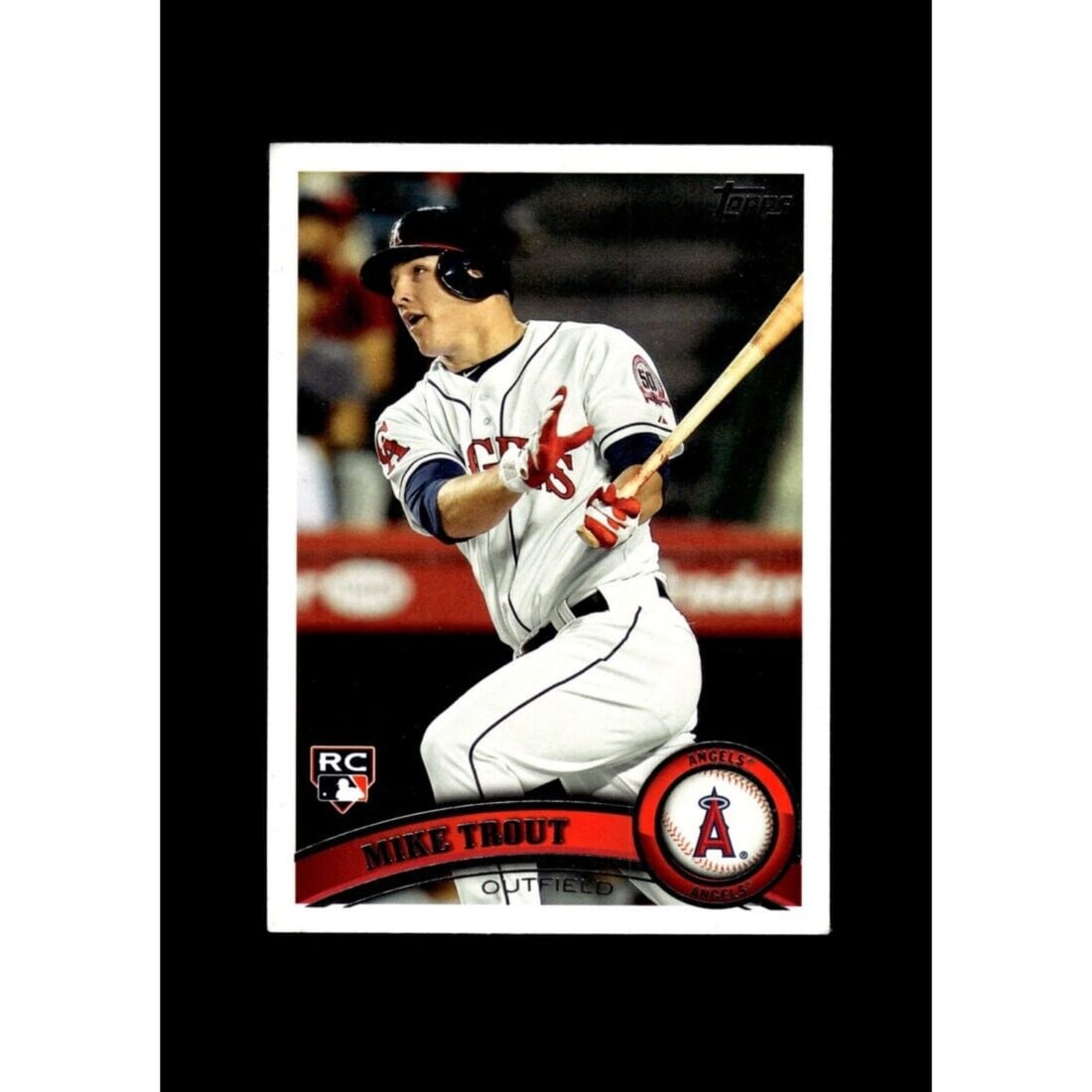 2011 topps update mike trout rookie card us175 auction