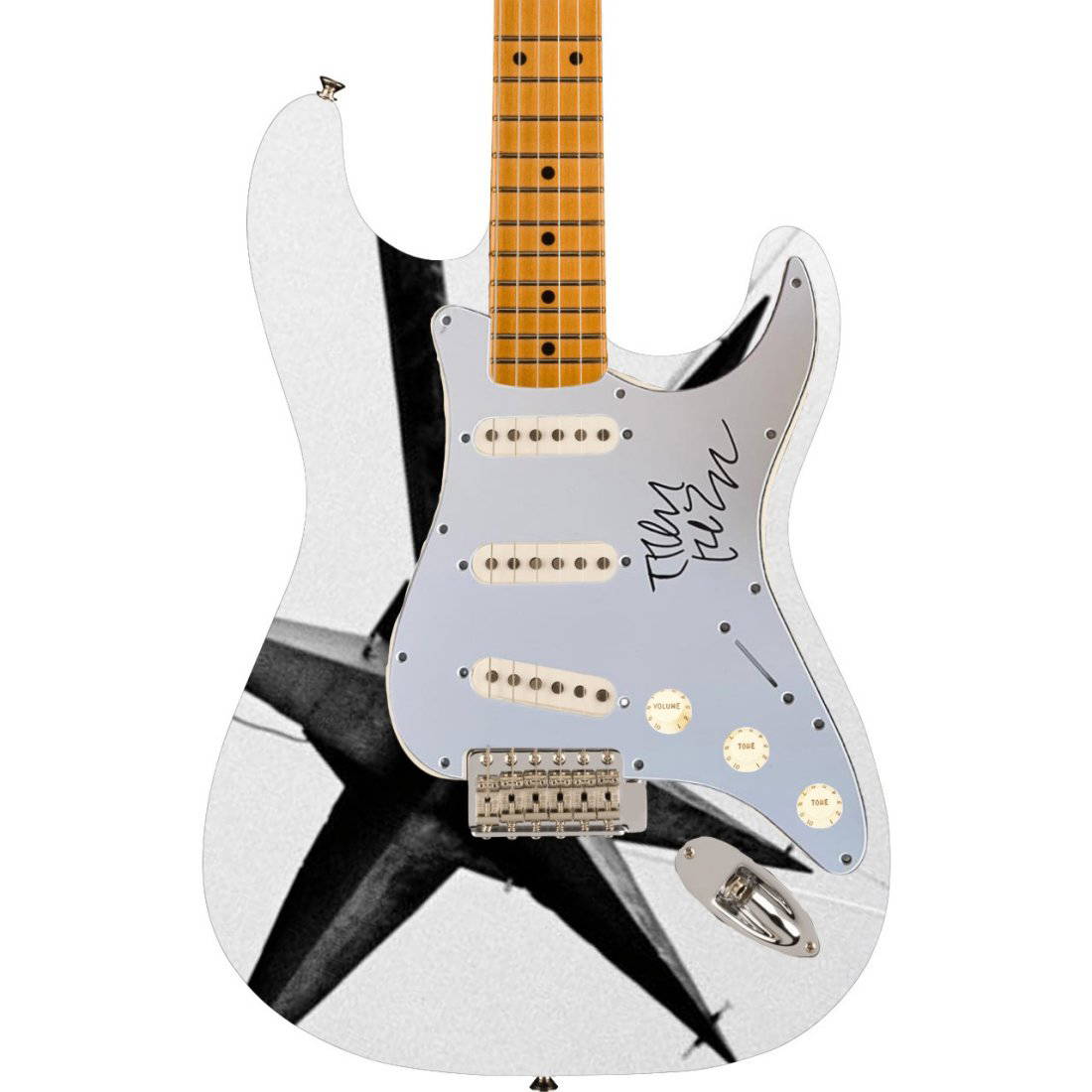 Michael Stipe Rem Signed Electric Guitar Acoa Auction