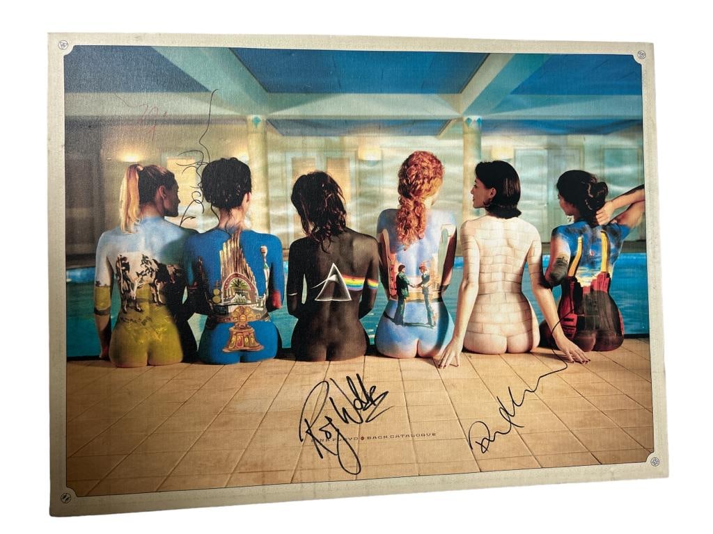 Pink Floyd Signed 'Back Catalog' Canvas (1 of 5)