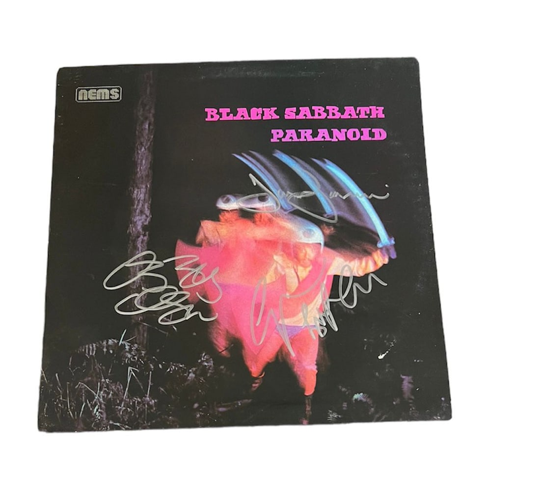 Black Sabbath Signed Paranoid Vinyl LP (1 of 3)