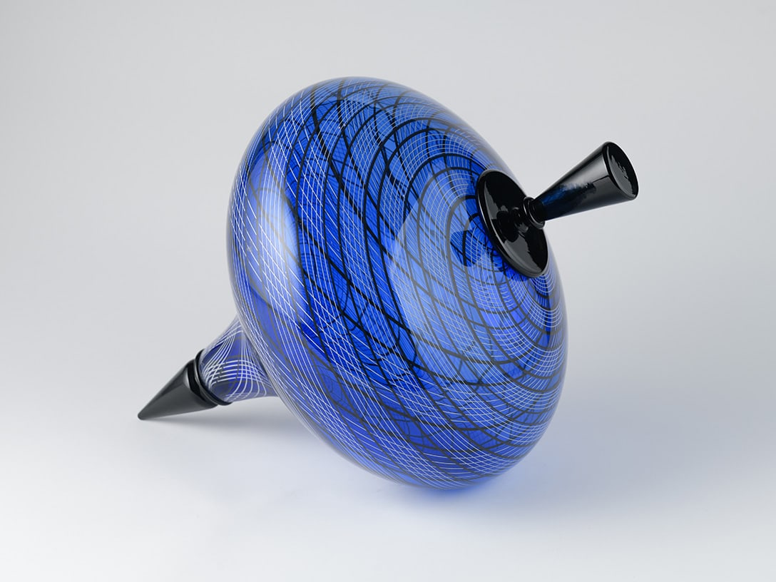 Nancy Callan "Ultramarine Tartan Top" (1 of 1)