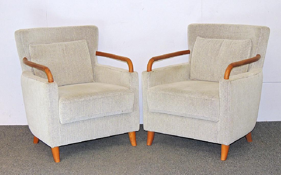 Pair of Danish Modern Armchairs (1 of 2)
