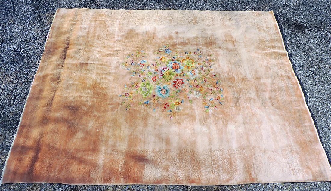 Floral Chinese Art Deco Room-size Carpet (1 of 4)