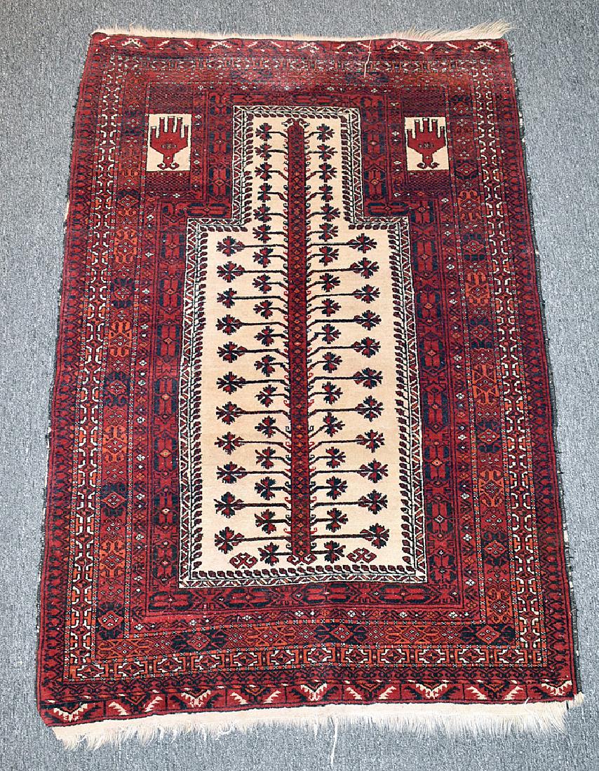 Iranian Prayer Carpet, 60 x 41 in. (1 of 4)