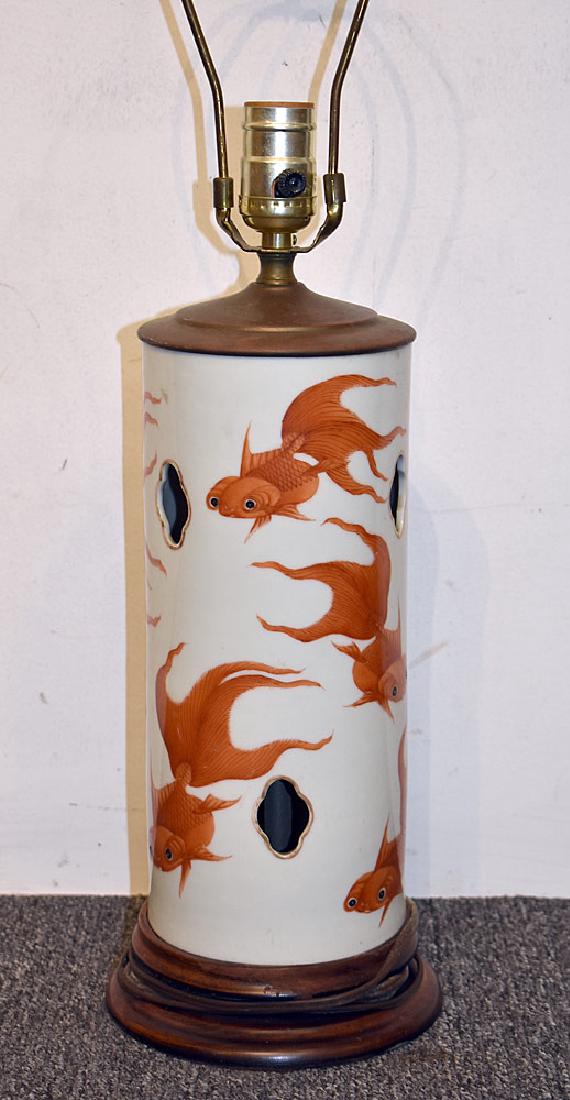 Chinese Porcelain Vase-form Table Lamp (1 of 2)